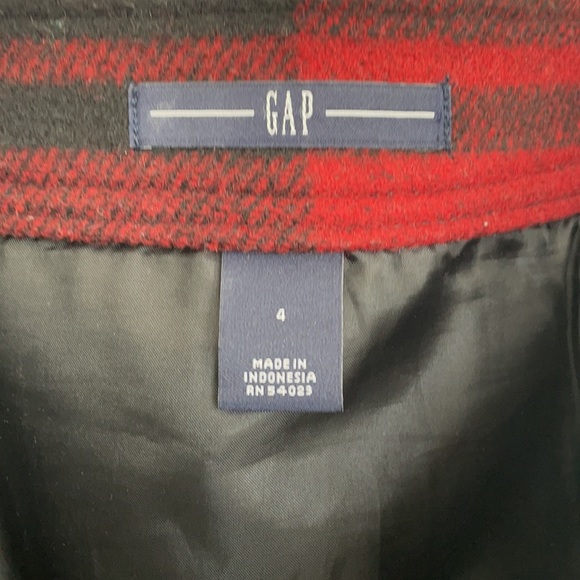 Gap Vintage Wool Plaid Mini Skirt - Picture 3 of 4